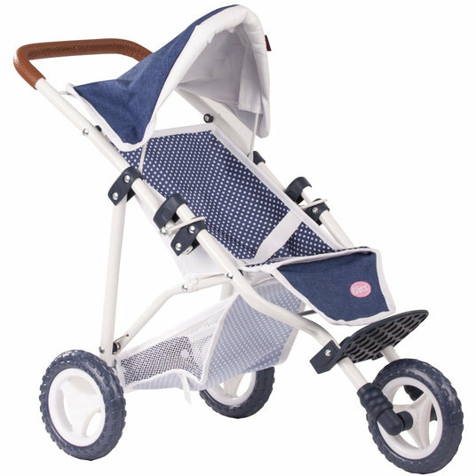 Götz | 3-Rad-Buggy klein denim/dots