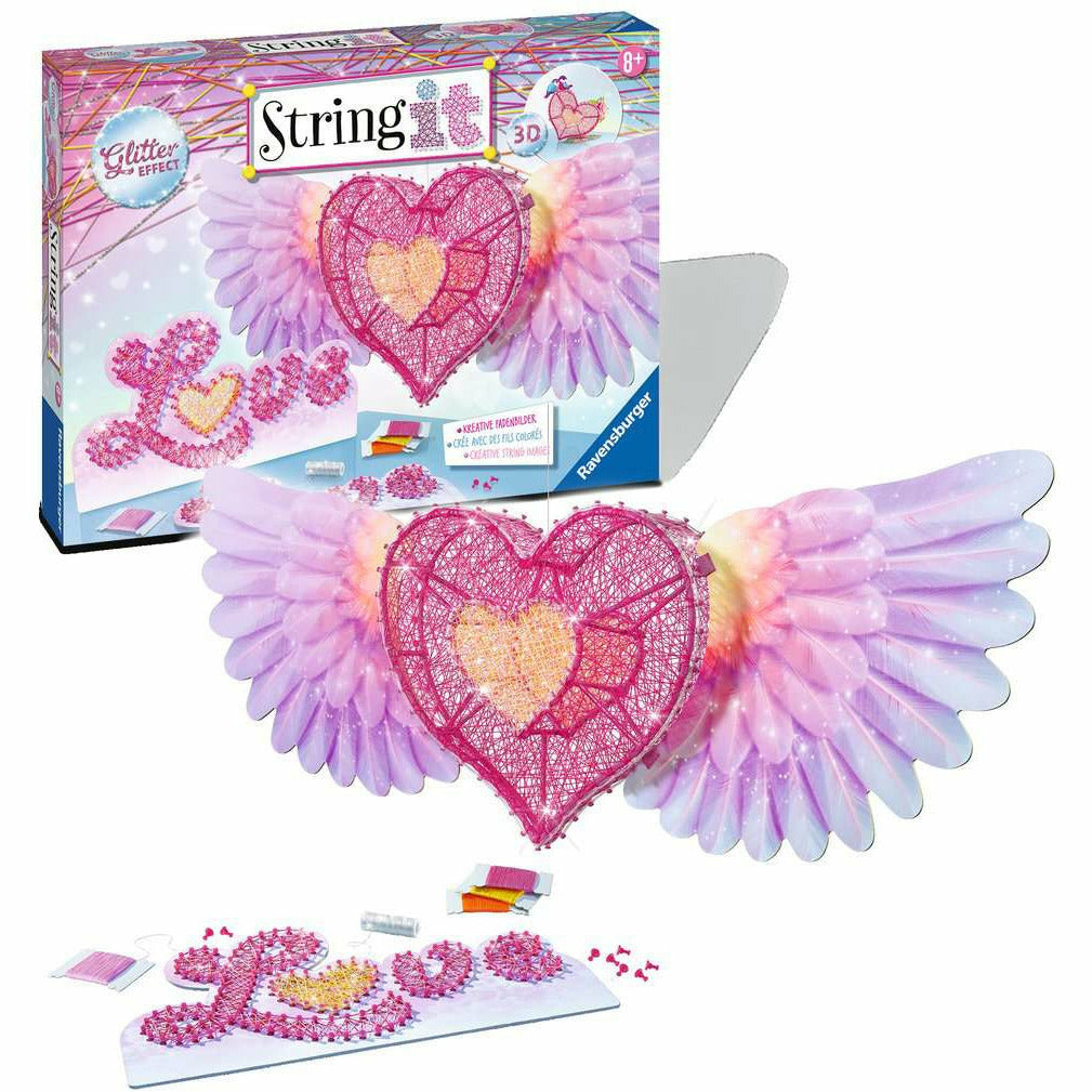 String it Maxi: 3D-Heart D/F/I/E/NL/EN