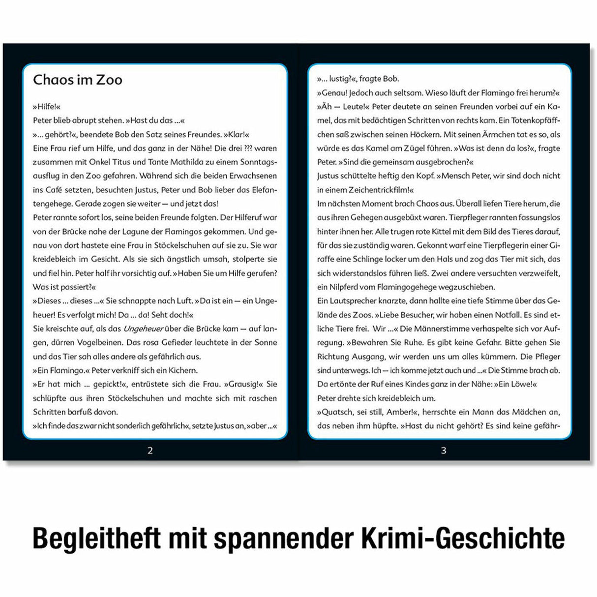KOSMOS | Krimipuzzle Die drei ??? Kids Chaos im Zoo (150 T)