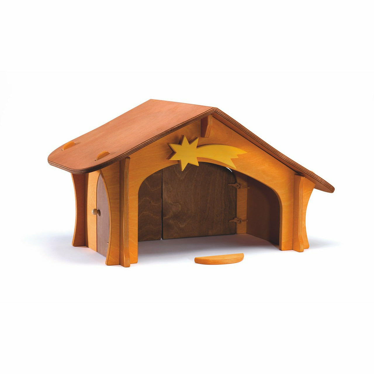 Ostheimer | Krippenstall mit Stern + Vogelbrett