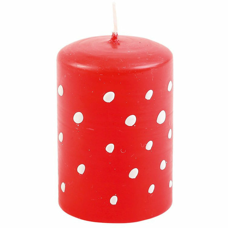 Ahrens | Lebenslicht rot mit weißen Punkten