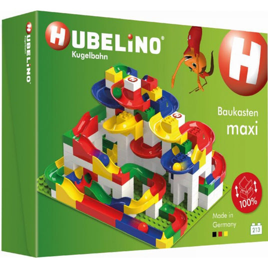 HUBELINO Kugelbahn Baukasten maxi (213-teilig)