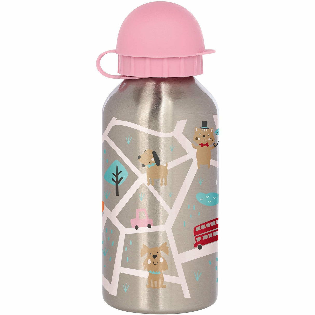 Sigikid | Edelstahl Trinkflasche Katz Green 400ml