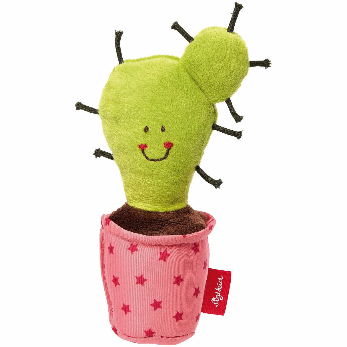 Sigikid | Rassel Kaktus rosa Red Stars