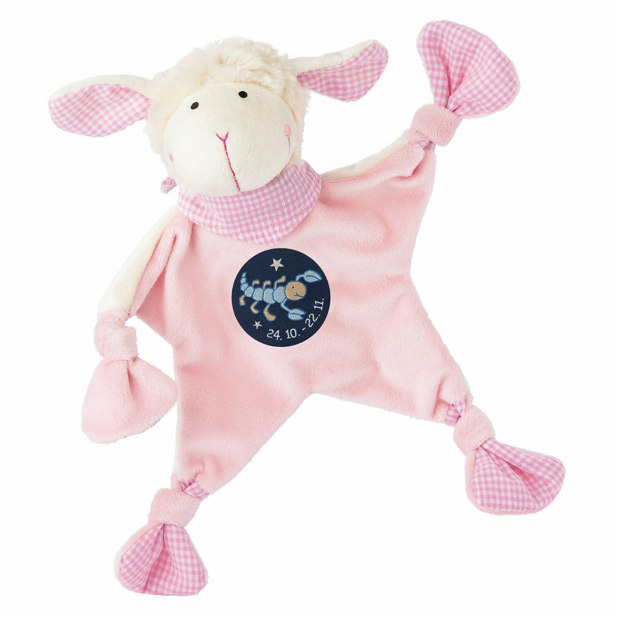 Sigikid | Schnuffeltuch rosa, Skorpion