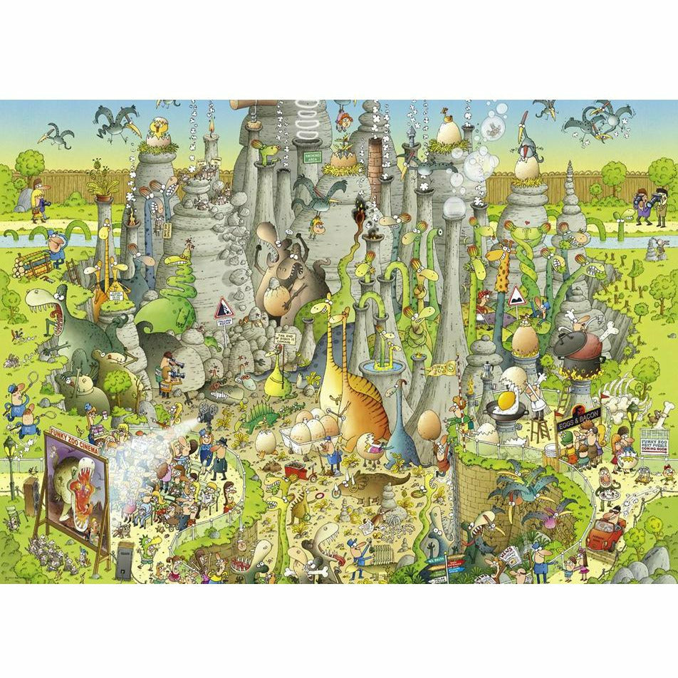 Jurassic Habitat - Puzzle - 1000 Teile