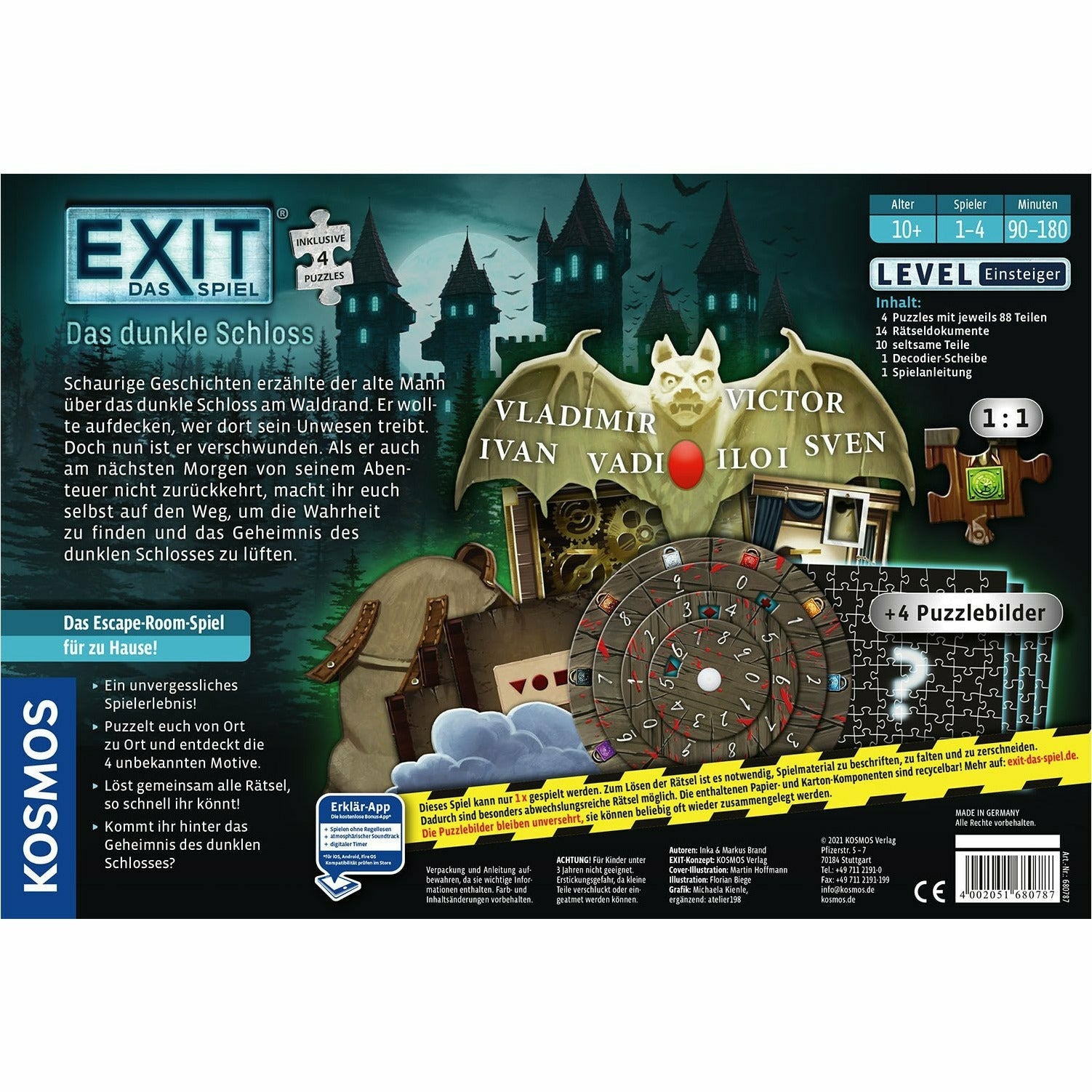 KOSMOS | EXIT® - Das Spiel + Puzzle: Das dunkle Schloss (E)