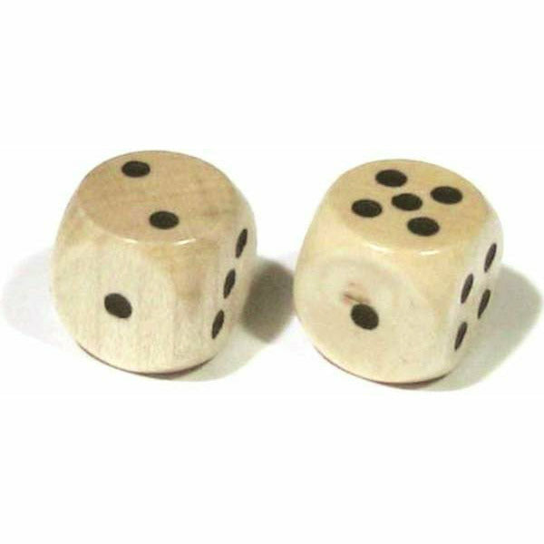 Amigo | Würfel Naturholz | 6 Seiten | W06 16mm