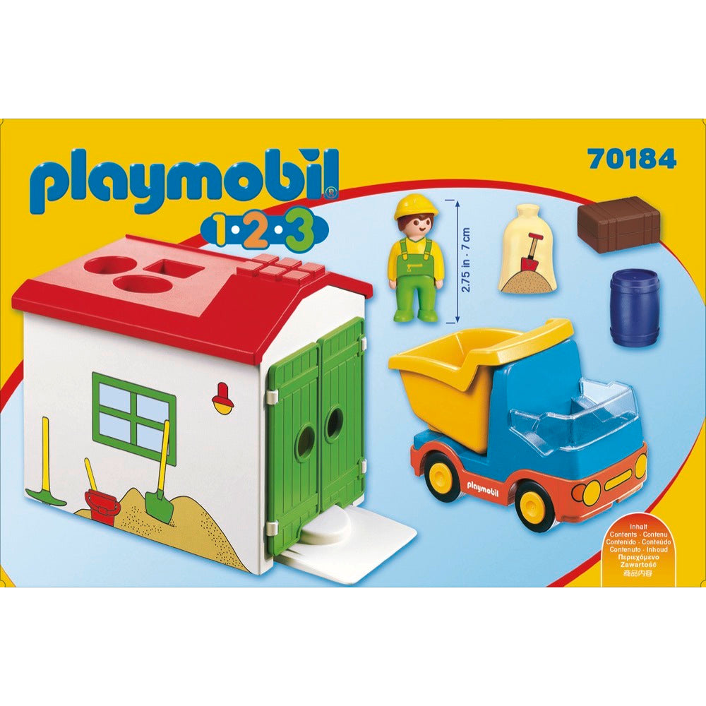 PLAYMOBIL 70184 LKW mit Sortiergarage
