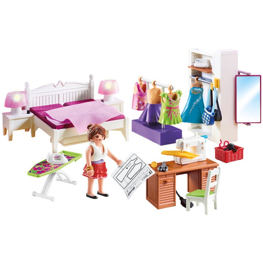 PLAYMOBIL 70208 Schlafzimmer mit Nähecke
