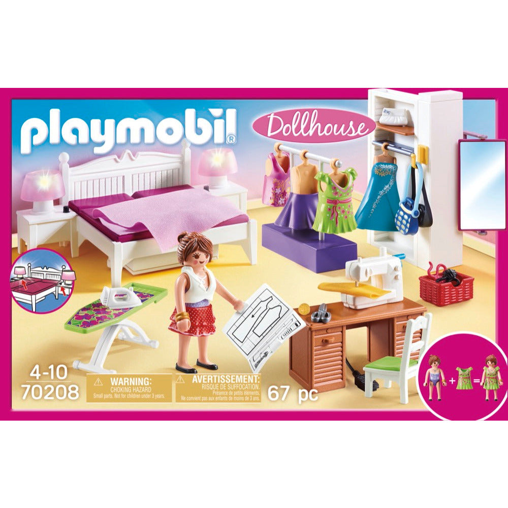PLAYMOBIL 70208 Schlafzimmer mit Nähecke