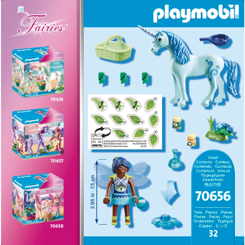 PLAYMOBIL 70656 Einhorn mit Heiler-Fee