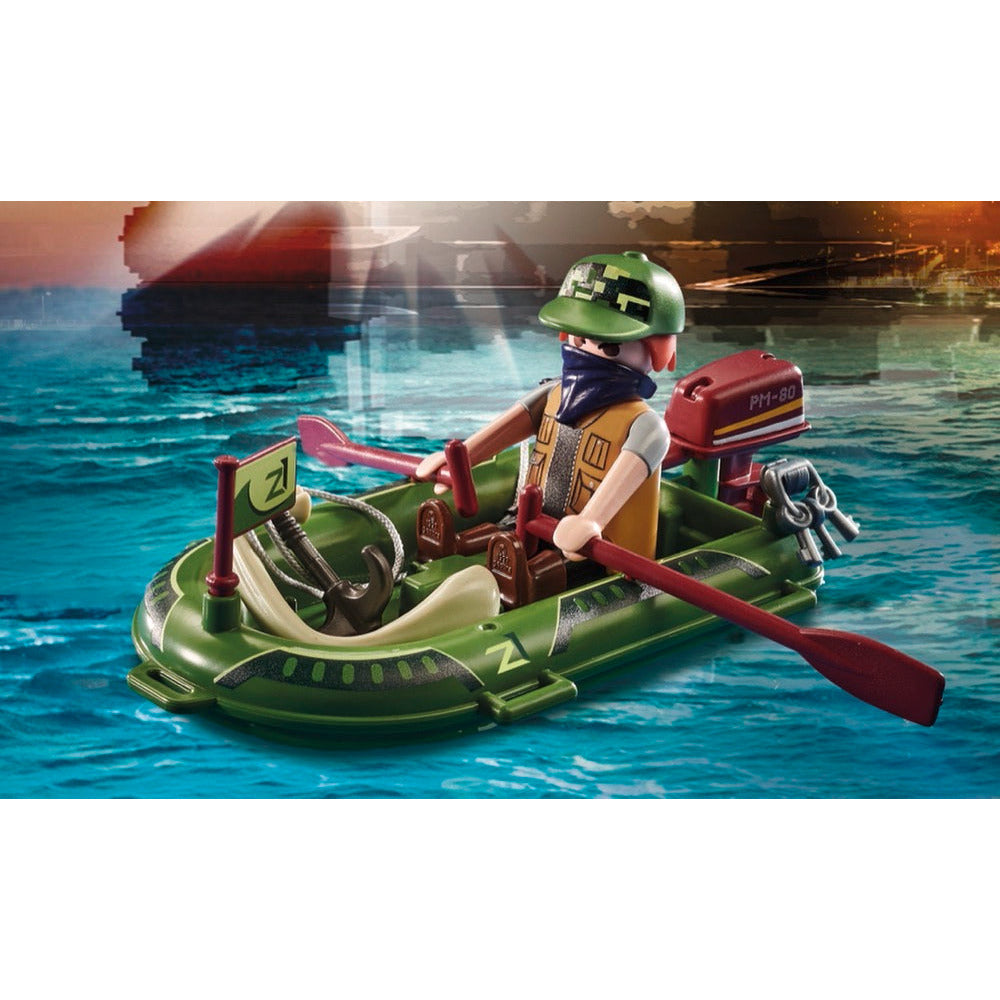 PLAYMOBIL 70779 Polizei-Wasserflugzeug: Schmuggler-Verfolgung