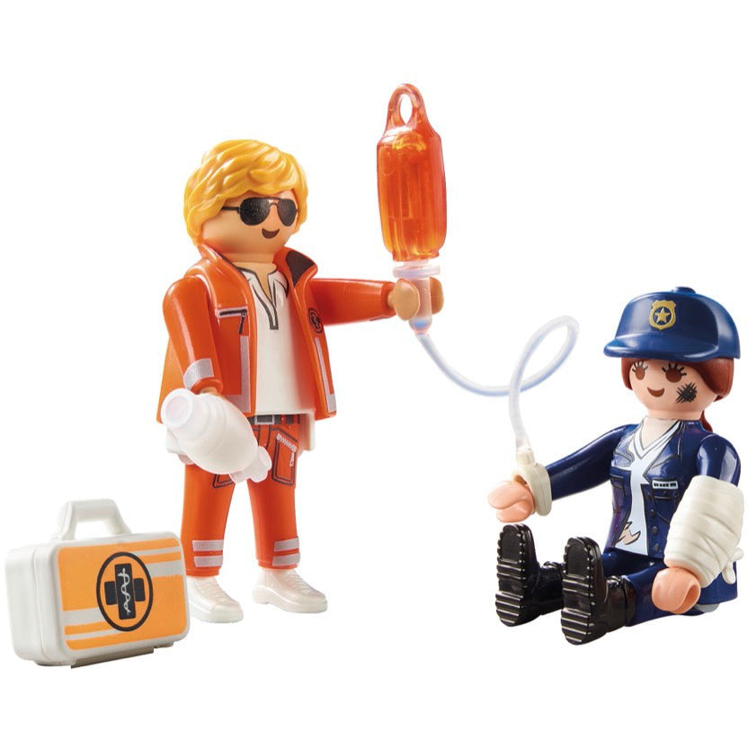 PLAYMOBIL 70823 DuoPack Notarzt und Polizistin
