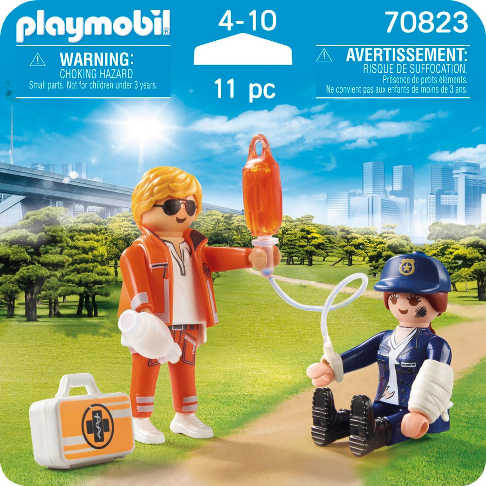 PLAYMOBIL 70823 DuoPack Notarzt und Polizistin