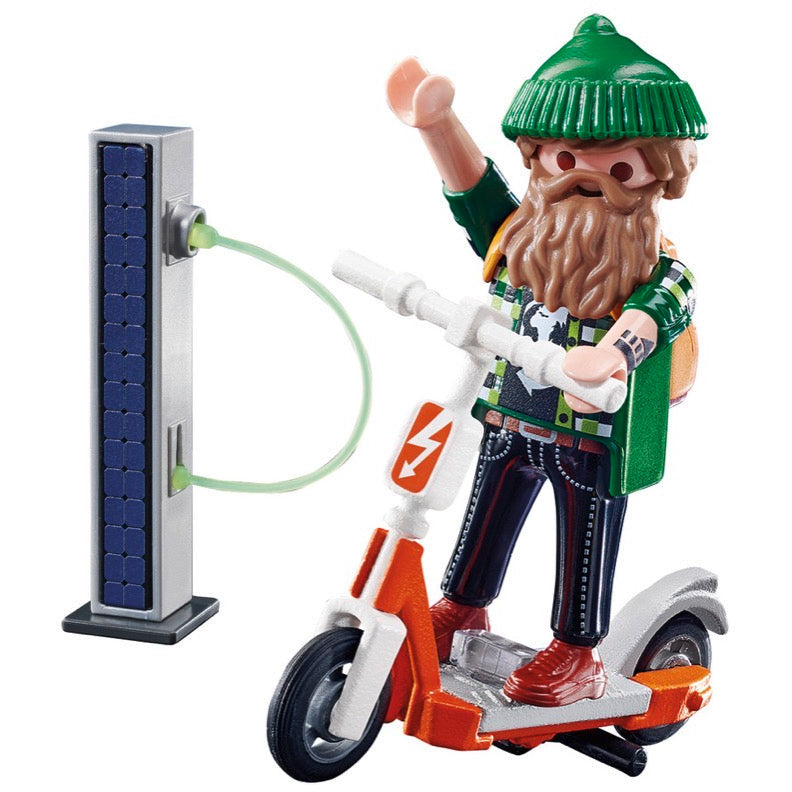 PLAYMOBIL 70873 Hipster mit E-Roller