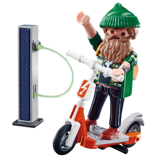 PLAYMOBIL 70873 Hipster mit E-Roller