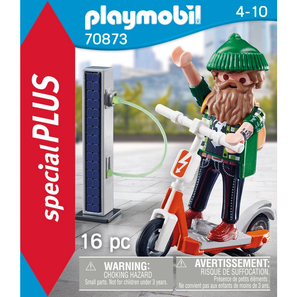 PLAYMOBIL 70873 Hipster mit E-Roller