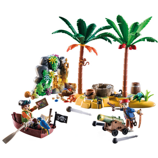 PLAYMOBIL 70962 Piratenschatzinsel mit Skelett