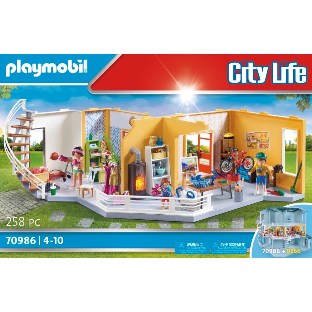 PLAYMOBIL 70986 Etagenerweiterung Wohnhaus