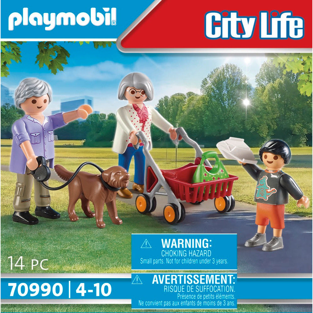 PLAYMOBIL 70990 Großeltern mit Enkel