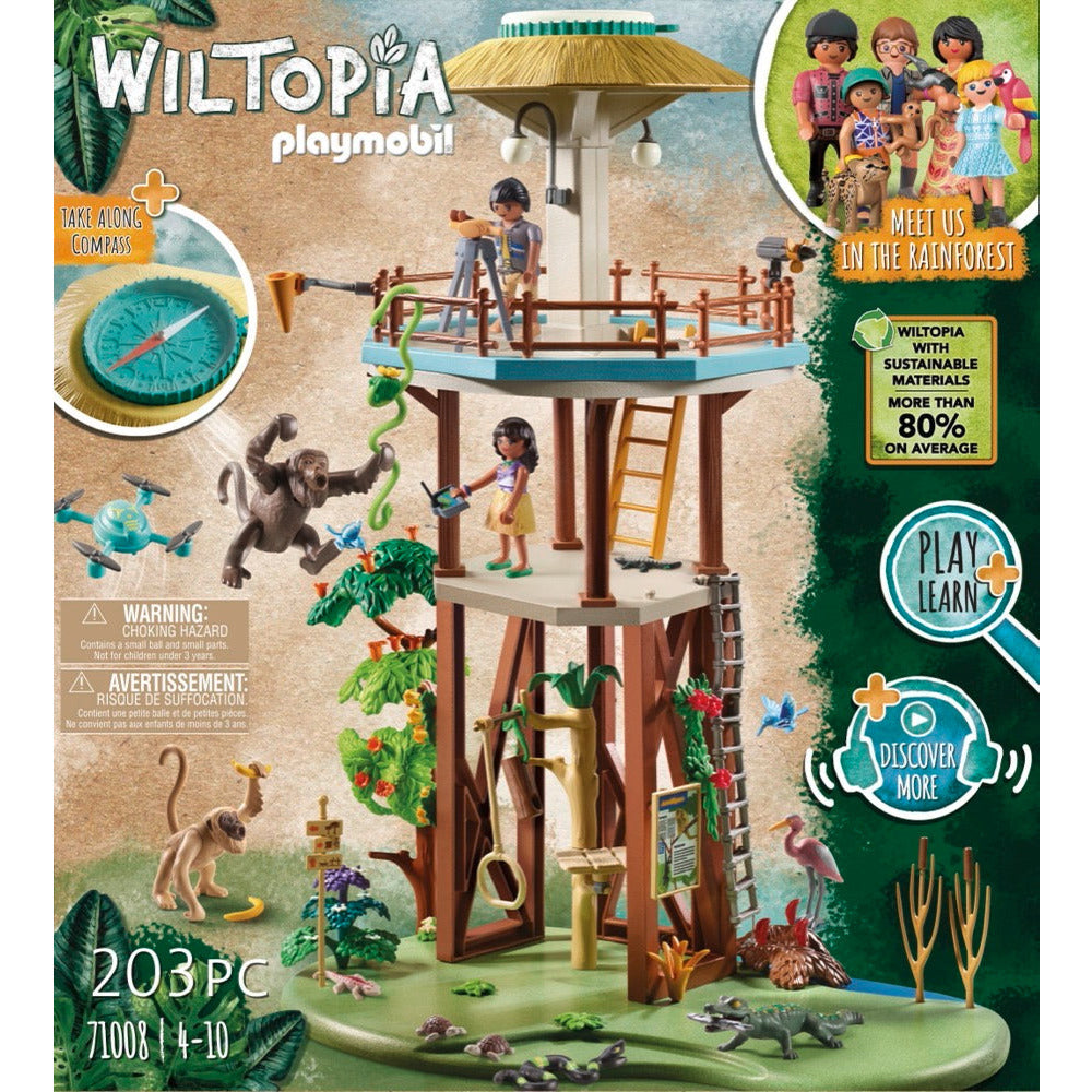 PLAYMOBIL 71008 Wiltopia - Forschungsturm mit Kompass