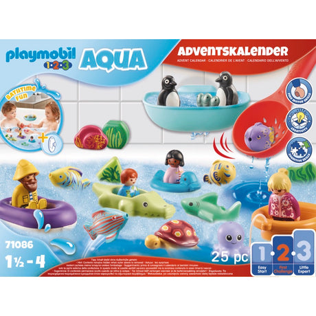 PLAYMOBIL 71086 PLAYMOBIL 1.2.3 AQUA: Adventskalender Badespaß