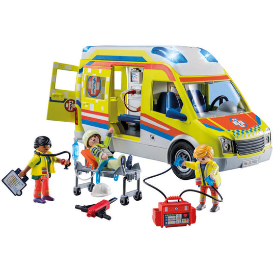 PLAYMOBIL 71202 Rettungswagen mit Licht und Sound