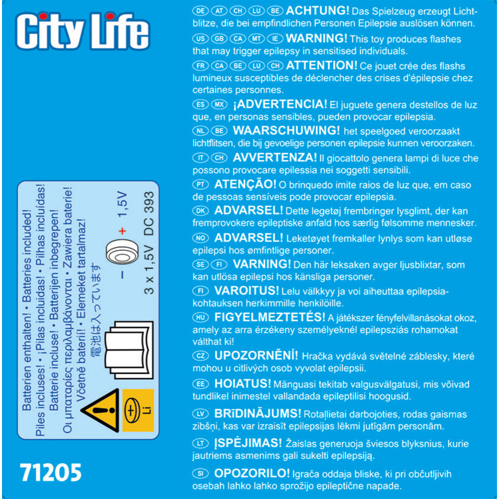 PLAYMOBIL 71205 Notarzt-Motorrad mit Blinklicht