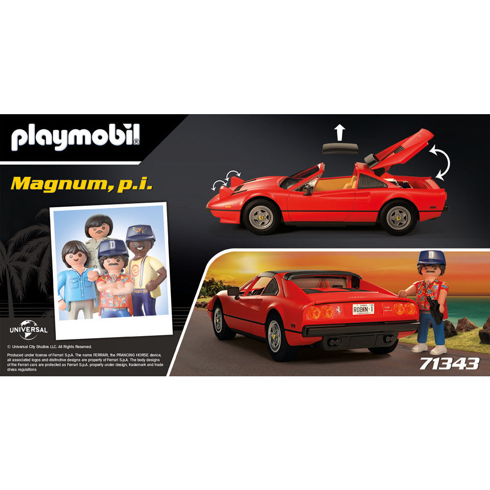 PLAYMOBIL 71343 Magnum, p.i. Ferrari 308 GTS Quattrovalvole
