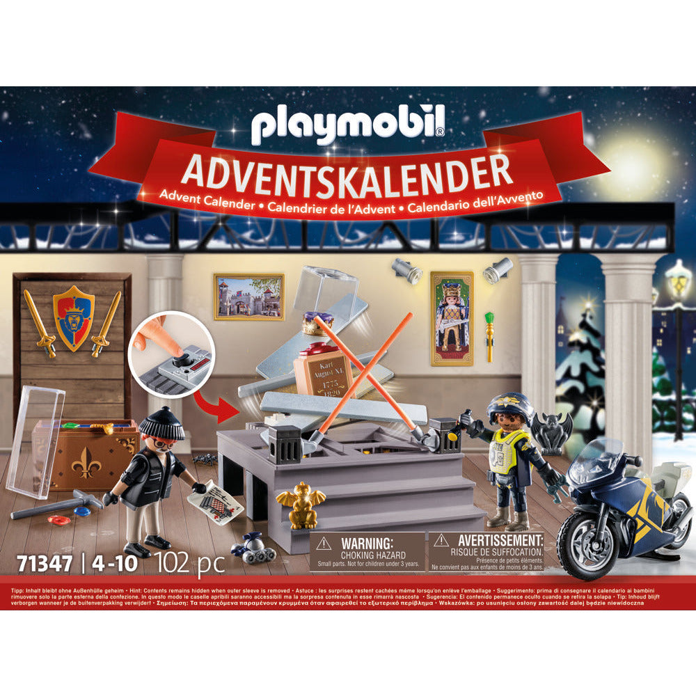 PLAYMOBIL 71347 Adventskalender Polizei Museumsdiebstahl