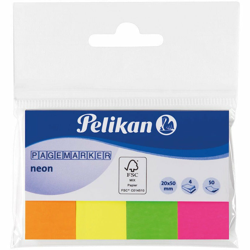 Pagemarker Neon Mix 4x20x50mm 4x50 Stück N130 FSC Mix