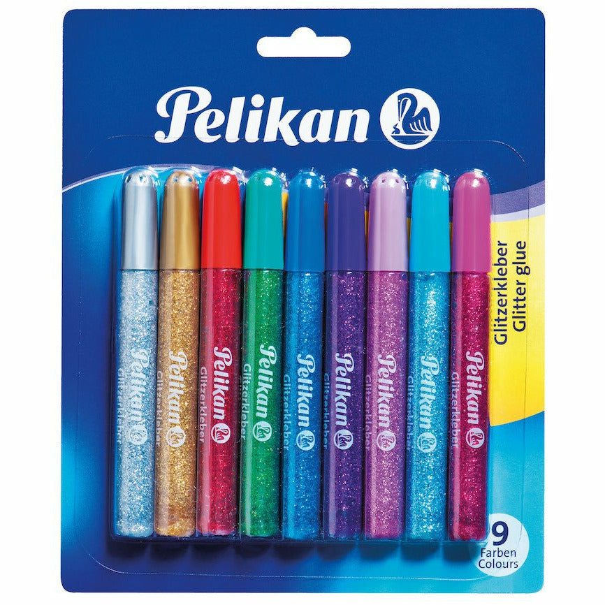 Glitzerkleber GLG/9/B 10,5ml Tube 9 Stück auf Blisterkarte