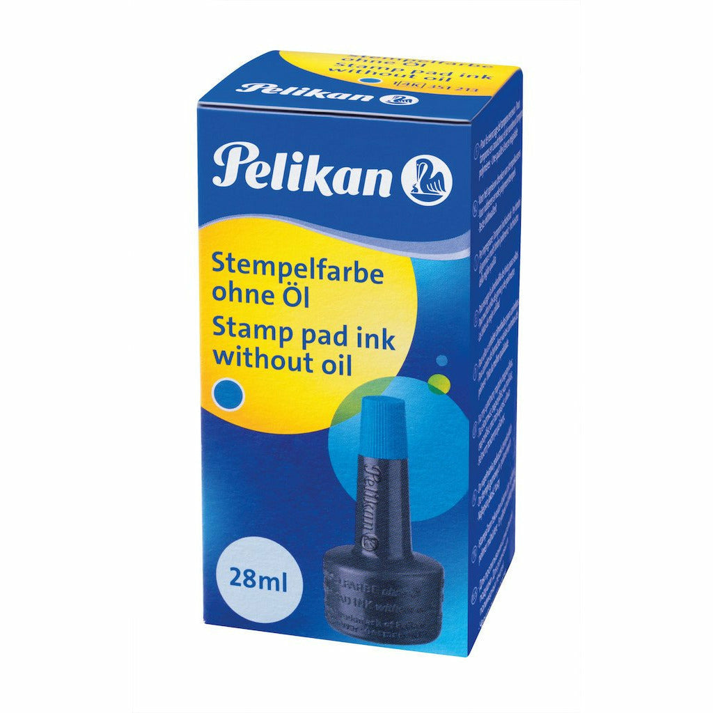 Stempelfarbe o.Öl blau 4 K 28 ml Verstreicherflasche