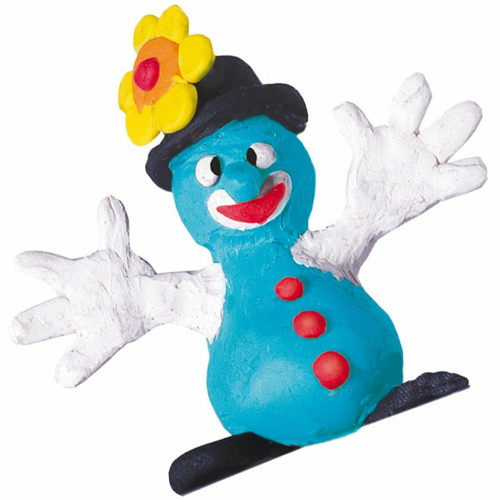 Knetmasse Creaplast Kinderknete 198/9B blau, 9 Farben, 300g