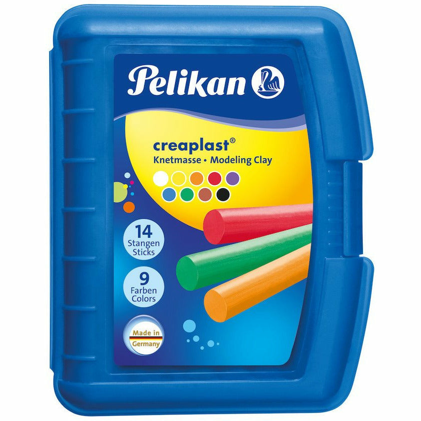 Knetmasse Creaplast Kinderknete 198/9B blau, 9 Farben, 300g