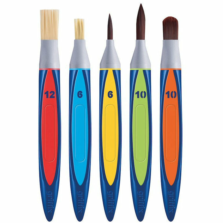 Pinsel griffix synth. GPI3T mit Band/3/B 3 Stück auf Blisterkarte