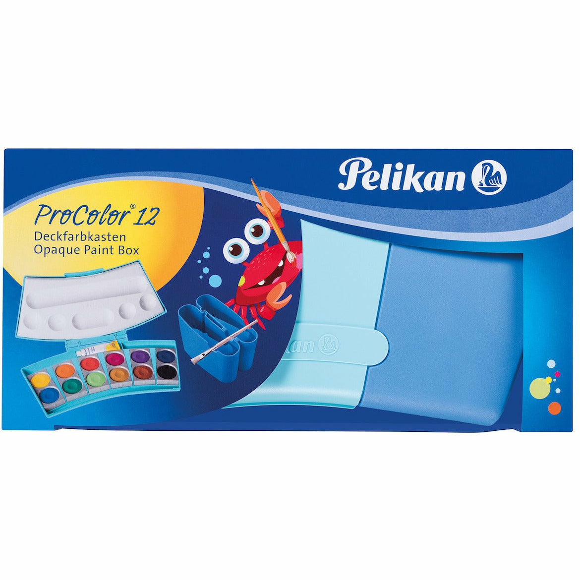Deckfarbkasten 735 PC/12 Bluesea (Blau) ProColor