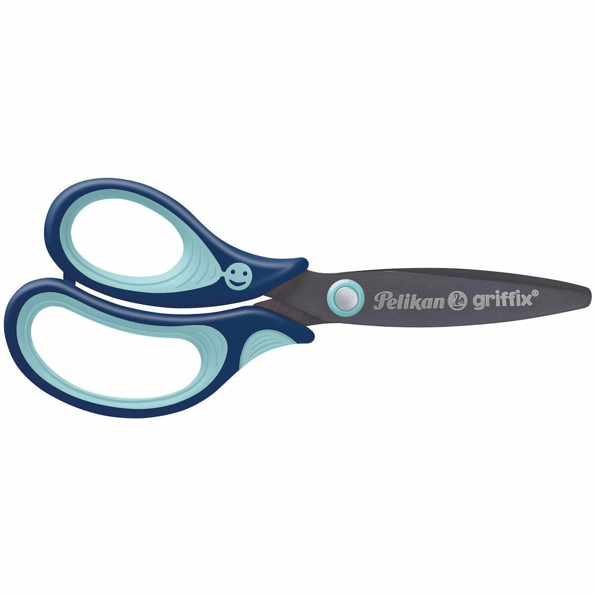 griffix Schulschere SC1LB blau links rund 1 St. auf Blisterkarte