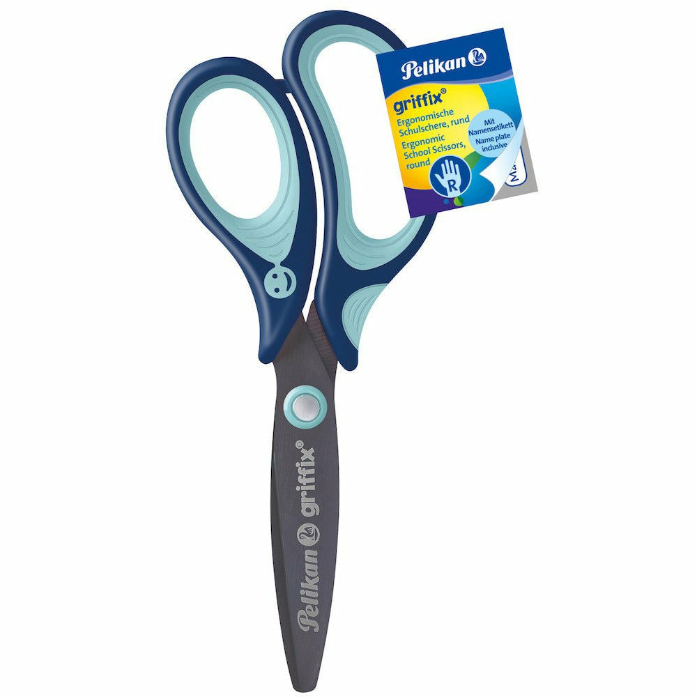 griffix Schulschere SC1RB blau rechts rund Lose Ware