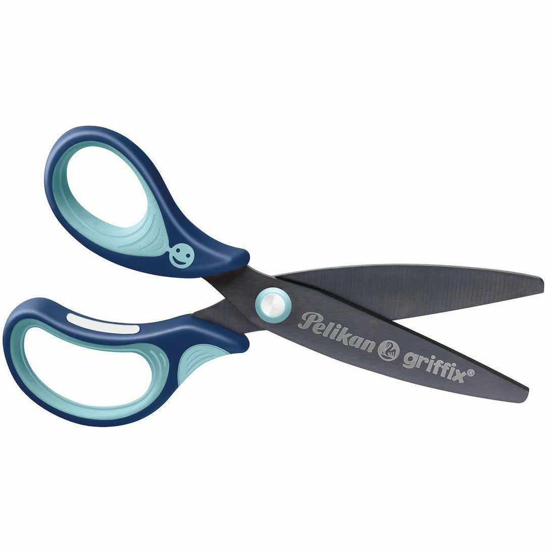 griffix Schulschere SC1LB blau links rund Lose Ware