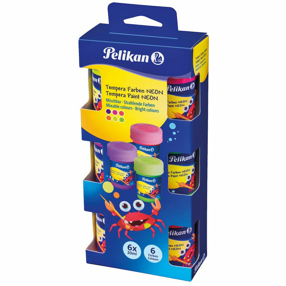 Schulmalfarben-Set Neon 740N/6EU 20ml 6 Farben sortiert