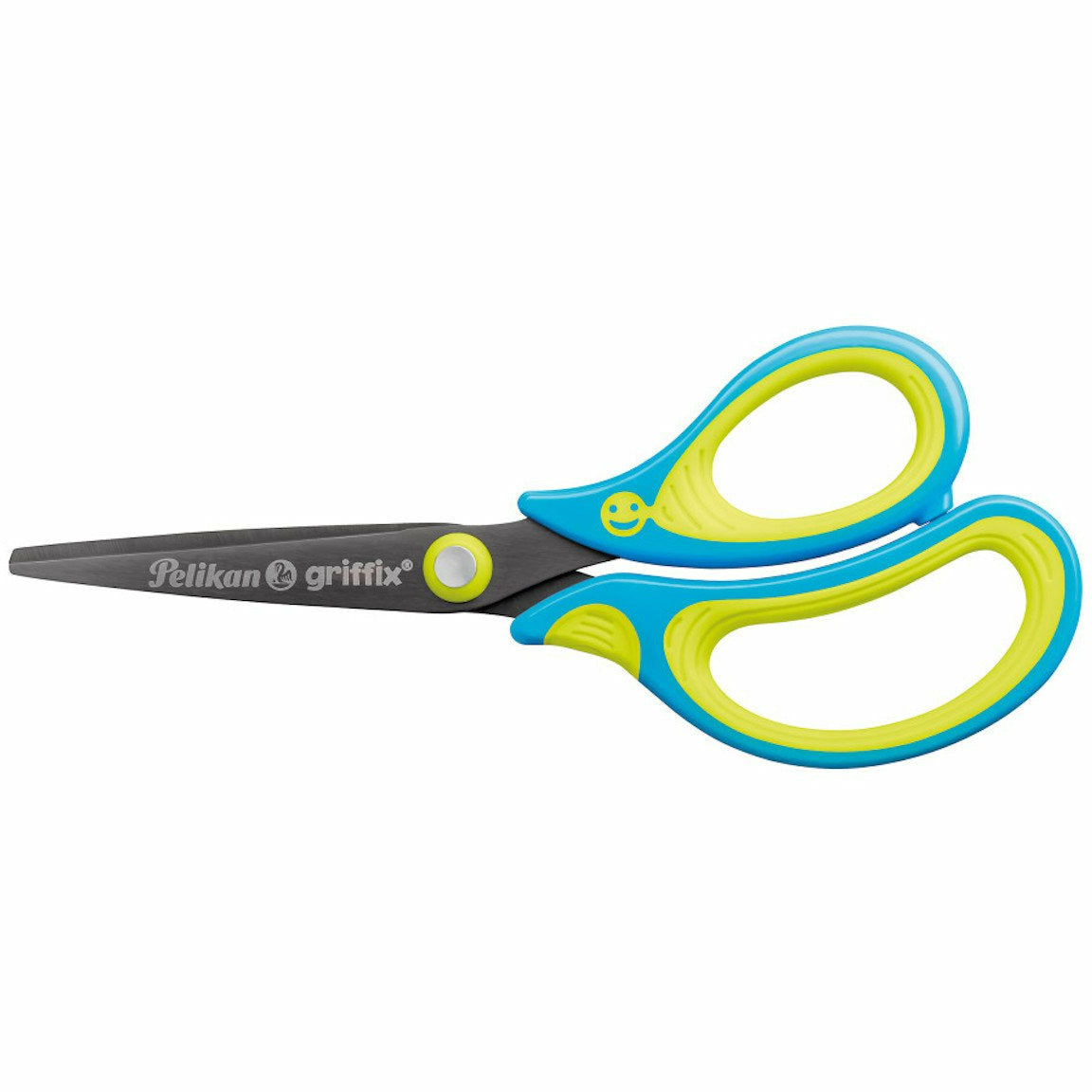 Schulschere griffix SC1BRS Blue rechts, spitz, 1 St. auf Blisterkarte