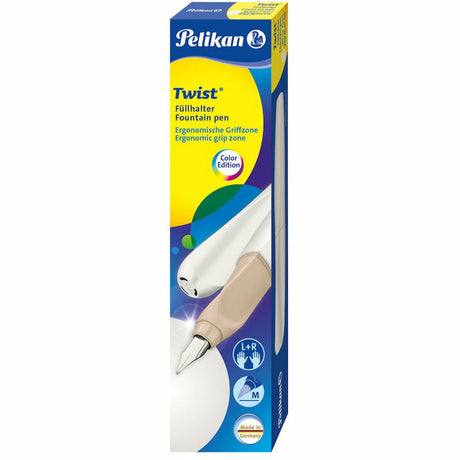 Füllhalter Twist White Pearl P457 M in Faltschachtel