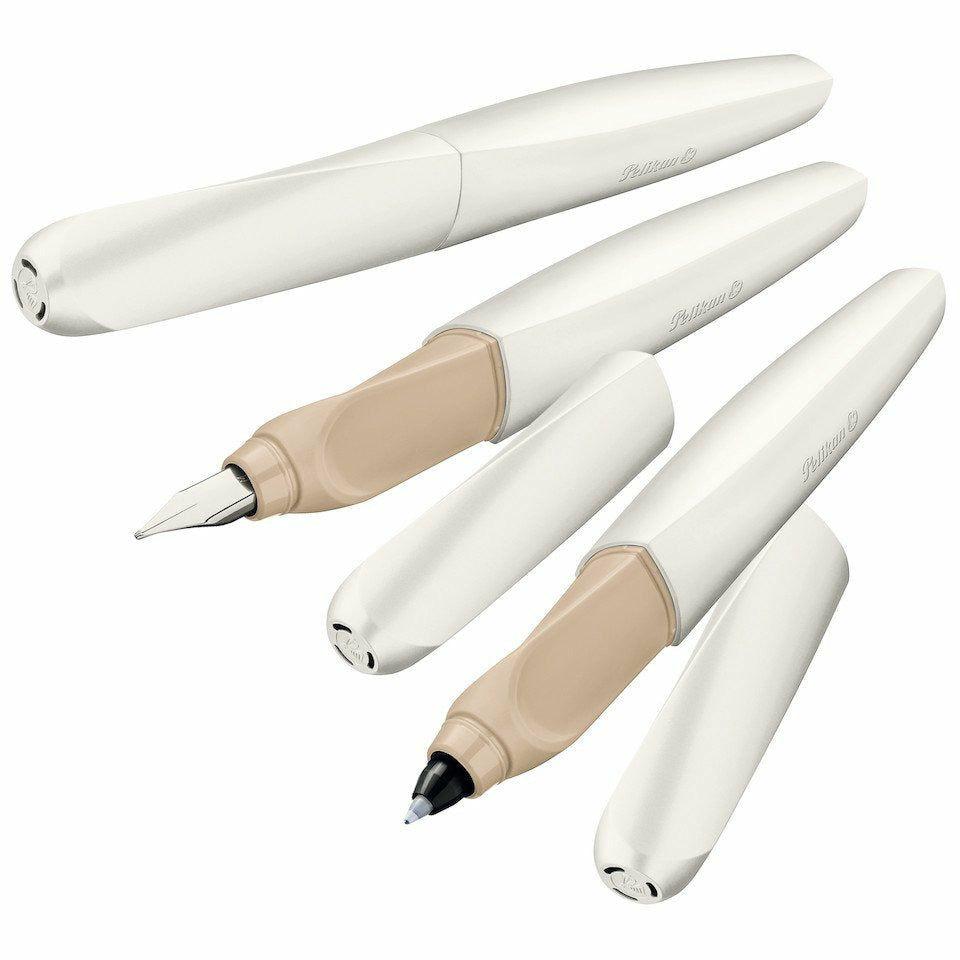 Füllhalter Twist White Pearl P457 M in Faltschachtel