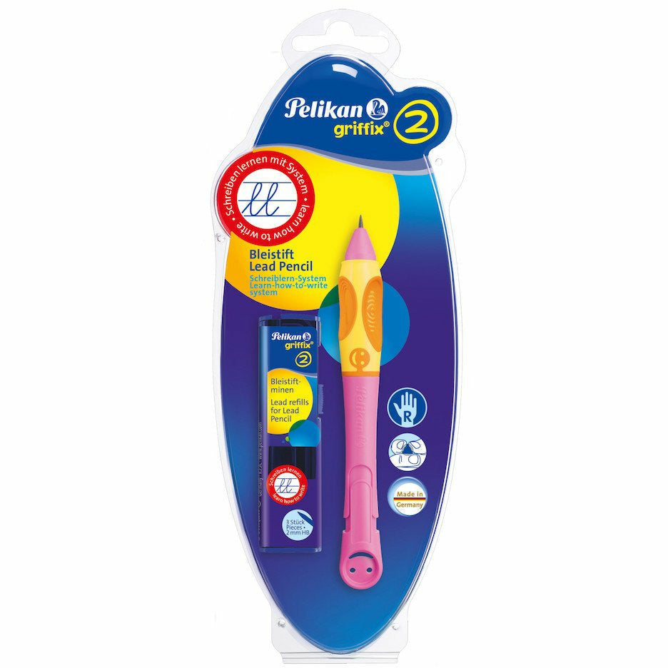 Bleistift Griffix 2 Berry/Pink B2BER für Rechtshänder blister