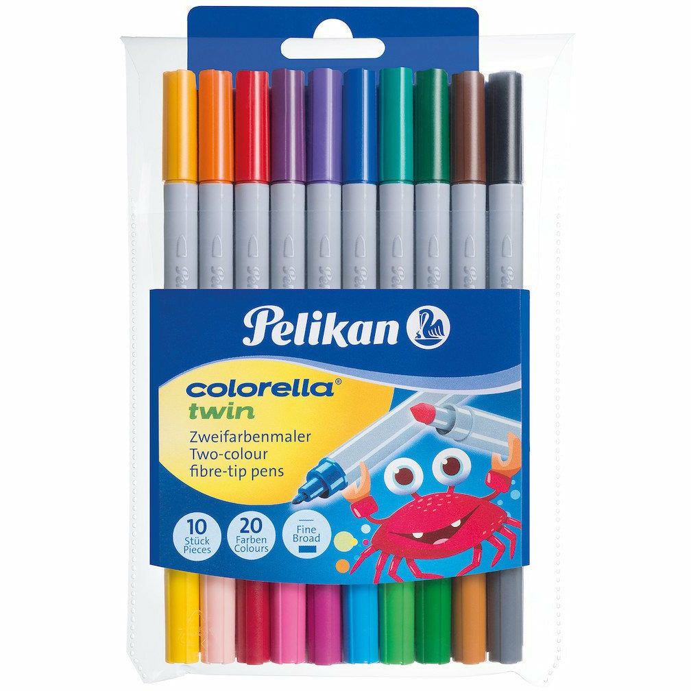 Faserschreiber Colorella Twin C304/10 in PP-Etui