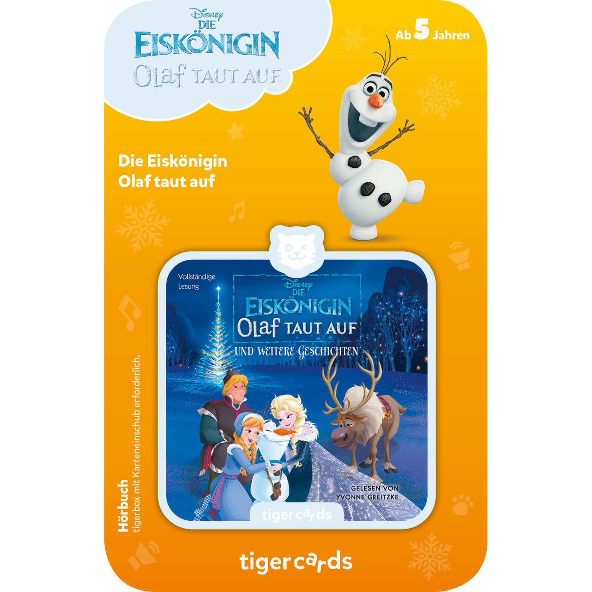 tigercard | Die Eiskönigin | Olaf taut auf