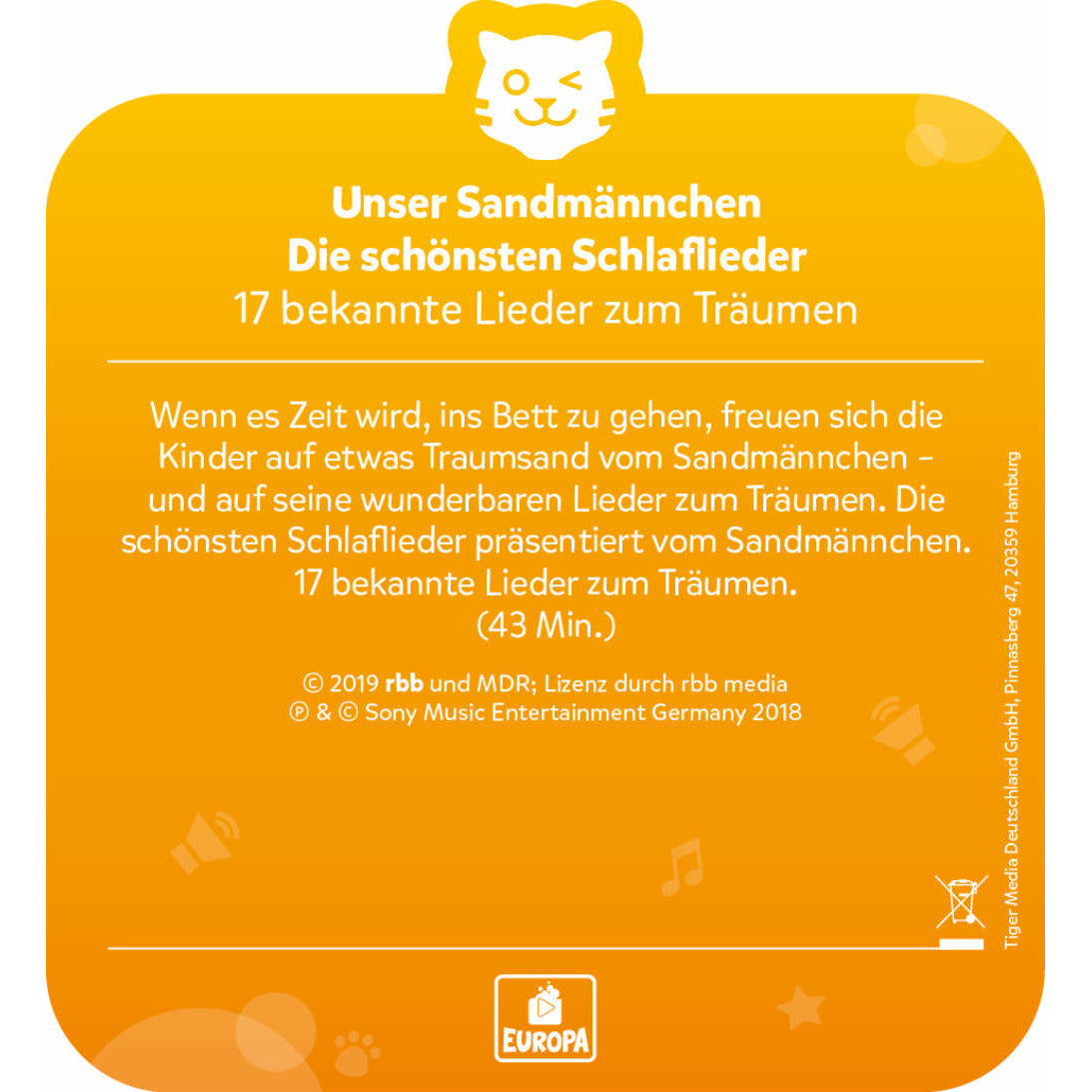 tigercard | Unser Sandmännchen | Folge 14: Die schönsten Schlaflieder | 17 bekannte Lieder zum Träumen
