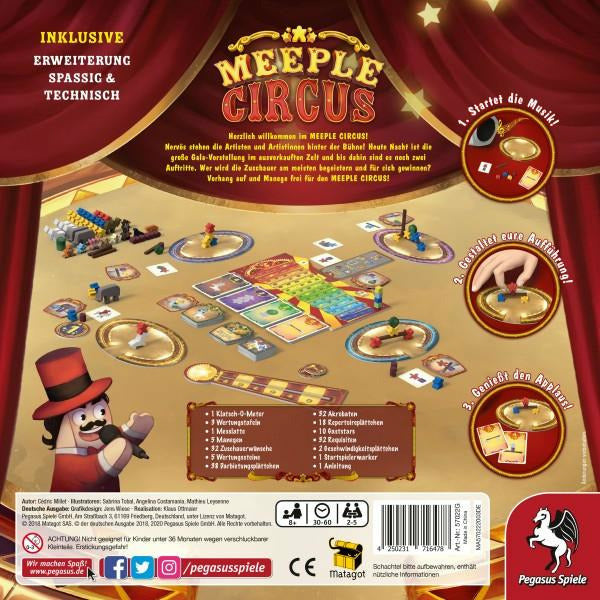 Pegasus Spiele | Meeple Circus (deutsche Ausgabe)